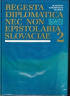 Regesta diplomatica nec non epistolaria Slovaciae t. 2