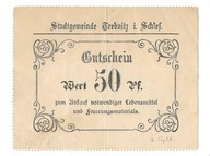 Trzebnica - 50P - ze stemplem na awersie