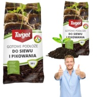 ZIEMIA TARGET OGRODOWA DO WYSIEWU WARZYW I ZIÓŁ 20L PIKOWANA IDEALNA