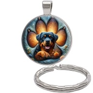 Brelok do kluczy/ka - Rottweiler - ozdobna zawieszka, plecak, portfel