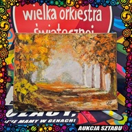 Obraz „Dokąd iść” | Danuta Ziobrowska | akryl, szpachla 40×30 | WOŚP