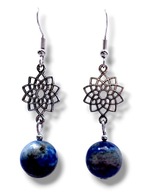 014 Kolczyki Lapis Lazuli czakra Trzeciego Oka