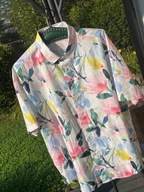 H Koszula Shein hawajska artystyczne kwiaty rozmiar M