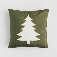 Poszewka świąteczna choinka home&you haftowana elegancka Glamour złota haft