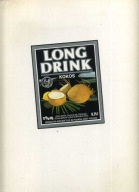 ETYKIETA BUTELKOWA -LONG DRINK KOKOS