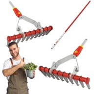 AERATOR WERTYKULATOR RĘCZNY DO TRAWNIKA NAPOWIETRZACZ TRZONEK KOLCE 30 cm