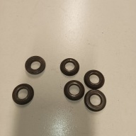 fiat 125p polonez podkładki śruby głowicy 6szt