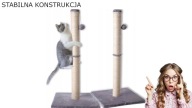 DRAPAK DLA KOTA WYSOKI LEGOWISKO DOMEK WIEŻA SŁUPEK ZABAWKI MOCNY CARE LIFE