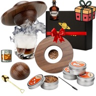 Premium Zestaw do Wędzenia Koktajli Saturn – 4 Wiórki - AROMAT PREMIUM