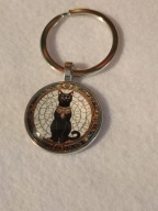 Uroczy breloczek z motywem egipskiego kota