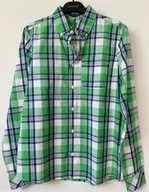 BENETTON KOSZULA ELEGANCKA krata szkoła roz 160 chłopiec 2XL 11 lat
