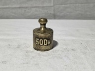 Unikatowy odważnik mosiężny 50DK