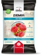 ZIEMIA PODŁOŻE DO RÓŻ WOKAS MASTERRA 50L KOMPOST TORF KORA NAWÓZ PH 5,5-6,5