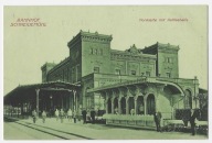G50 Bahnhof Schneidemuhl PIŁA Dworzec restauracja 1914 r Kawiarnia Północna
