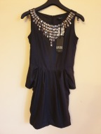 New Look błyszcząca sukienka bombka z ozdobami