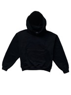 Czarna bluza OVERSIZE BOXY 100% bawełna - unisex