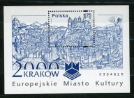 Blok 170 B ** Kraków - Europejskie Miasto Kultury roku 2000 BLOK 2000