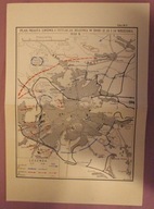 MAPA - PLAN MIASTA LWOWA I SYTUACJA BOJOWA 12,13 I 14 WRZEŚNIA 1939 R.