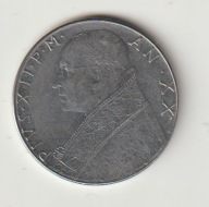 Watykan 100 lira 1958 Pius XII