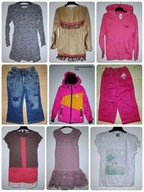 Duży Zestaw/Wyprawka dla dziewczynki Disney i inne 110-116 Zima 83 sztuki !