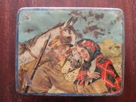 Puszka Kawa - Kossak - Ułan i dziewczyna /przed 1939
