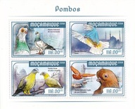Mozambik 2018 ** cena 11,50 zł kat.9,00€ - gołębie, arkusz