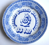 Włocławek talerz kolekcjonerski 35 lat Gdańśka Stocznia Remontowa PRL