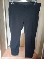 janina 48 spodnie dżins materiał strecz proste czarne rurki ze średnim stan