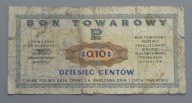 10 centów BON PEWEKS-u z 1969 roku
