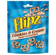 Precle Precelki Flipz ciasteczkowe COOKIES AND CREAM 90 g