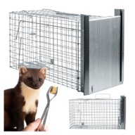 PUŁAPKA NA KUNY SZCZURY KOTY OCYNK + GRATISY ZANĘTA 82x26x26cm