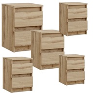 SZAFKA NOCNA WĄSKA WOTAN DWIE SZUFLADY 30CM SYPIALNIA SALON BIURO