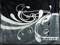 Koc Elway akryl 160x210 cm szare nutki