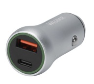 Szybka ładowarka samochodowa Wesdar 20W USB-A i typ C