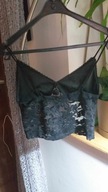 TOP CZARNY KORONKA R XS/S