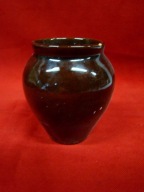 wazon wazonik ceramika brązowy