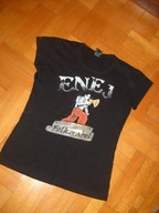 Czarna koszulka bluzka t-shirt ENEJ S