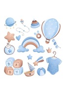 CUKROWY OPŁATEK NA TORT WYDRUK ROCZEK MIŚ BABY SHOWER RÓŻOWY balony IMIĘ a4