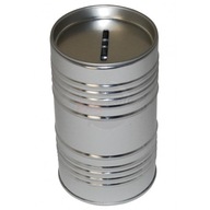 SKARBONKA BECZKA NA OLEJ PUSZKA METALOWA PREZENT