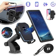 UCHWYT SAMOCHODOWY DO TELEFONU KOMÓRKOWY, BEZPRZEWODOWA SZYBKIE ŁADOWANIE