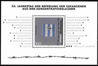 Niemcy 1995 Znaczki Blok 32 ** II wojna światowa obozy koncentracyjne polon