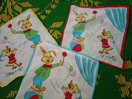 chusteczki do nosa PRL motywy z bajek