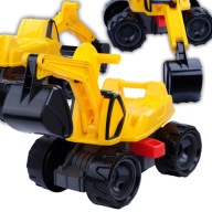 KOPARKA DUŻA ZABAWKOWA DLA DZIECI LENA WIELKA JEŹDZIK RUCHOMA ŁYŻKA 50 KG