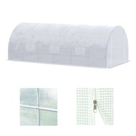 TUNEL OGRODOWY FOLIOWY SZKLARNIA 18m2 TF06W 6x3m BIAŁY SOLIDNY
