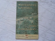 WOJEWÓDZTWO KATOWICKIE MAPA SAMOCHODOWA