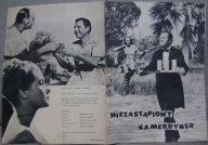 NIEZASTĄPIONY KAMERDYNER -film prod.angielskiej -program kinowy- lata 50-te