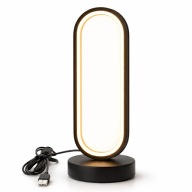 LAMPKA STOŁOWA BIURKOWA LED USB NOWOCZESNA REGULACJA BARWY JASNOŚCI CZARNA