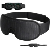 Maska do spania 3D ergonomiczna opaska na oczy oddychająca zaciemniająca