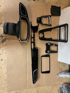 DEKORY LISTWY CZARNY POŁYSK CHROM VW T-ROC 2025 KOMPLET KONSOLI KRATKI