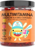 MyVita Żelki Naturalne Multiwitamina Dla dzieci i dorosłych 120 szt